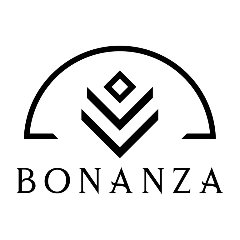 Completed Bonanza logo centered on white with a safe margin